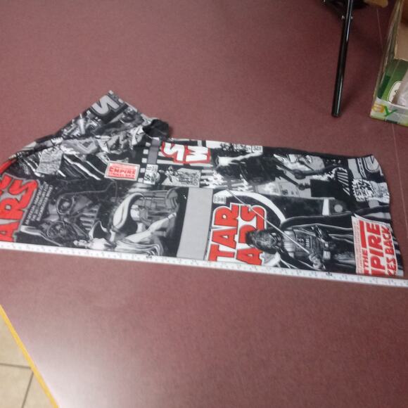 Star Wars Mens Med Comic Book All Over Graphic Tee Fifth Sun  Black White Red - Picture 6 of 7